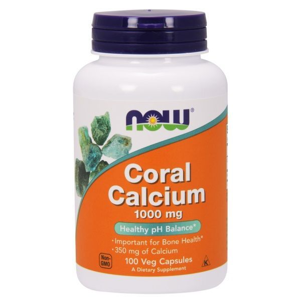 NOW - CORAL CALCIUM 1000 MG - 100 KAPSZULA