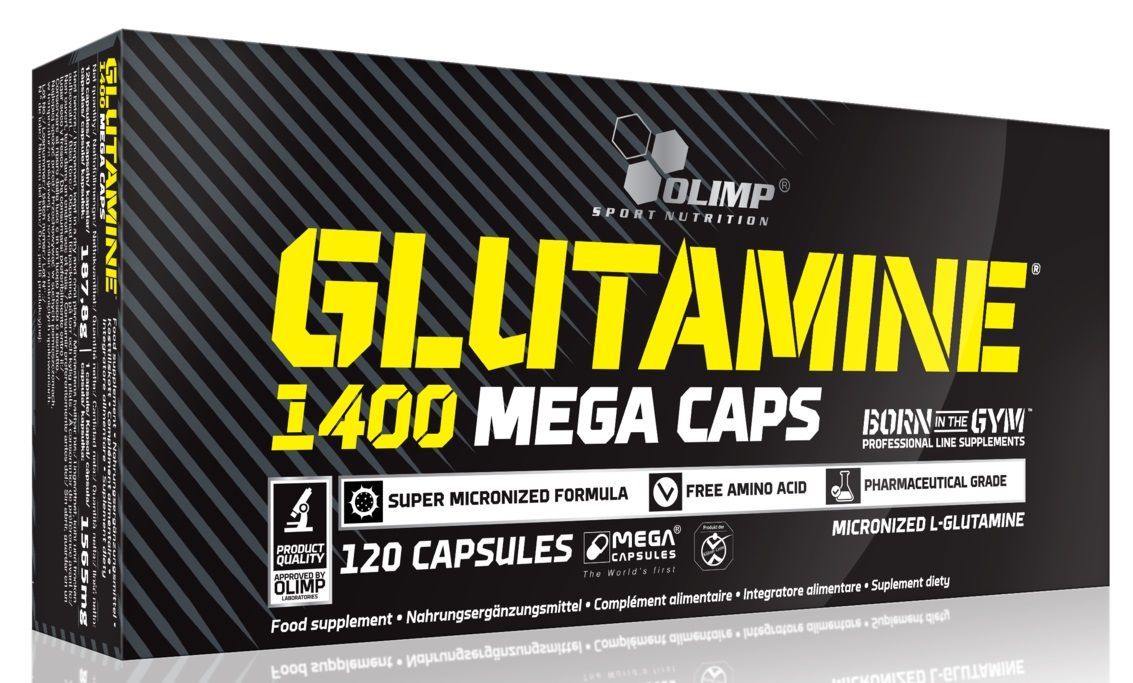 OLIMP SPORT - GLUTAMINE 1400 MEGA CAPS - 120 KAPSZULA