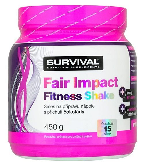 SURVIVAL - FAIR IMPACT FITNESS SHAKE - 450 G
