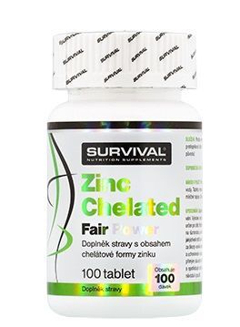 SURVIVAL - ZINC CHELATED FAIR POWER - 100 TABLETTA