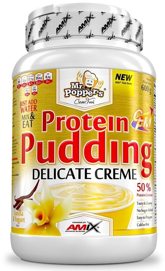 AMIX - MR. POPPERS PROTEIN PUDDING DELICATE CREME - 600 G