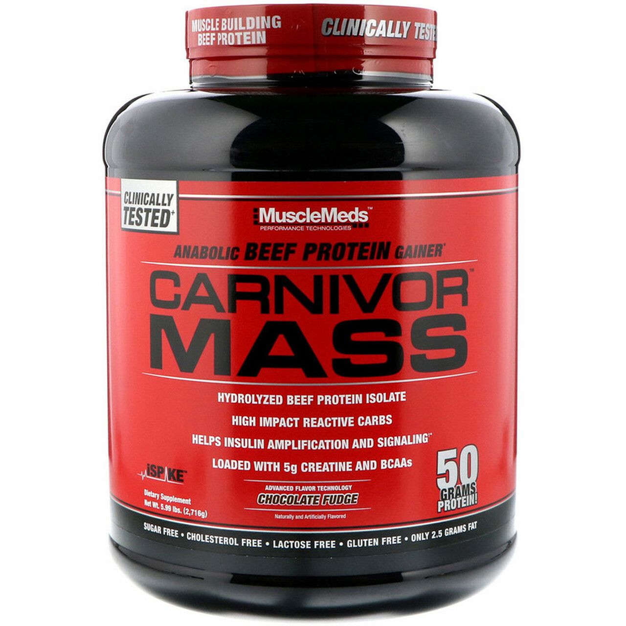 MUSCLEMEDS - CARNIVOR MASS - ANABOLIC BEEF PROTEIN GAINER - 2534 G