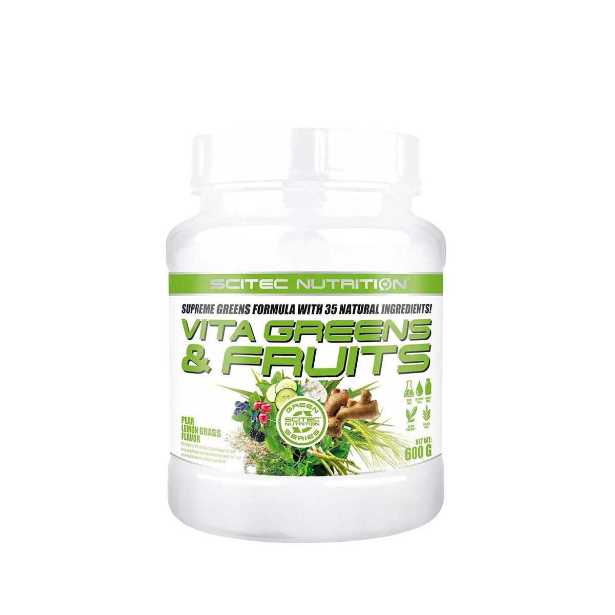 SCITEC NUTRITION - VITA GREENS & FRUITS - ORGANIKUS VITAMIN KOMPLEX - 600 G
